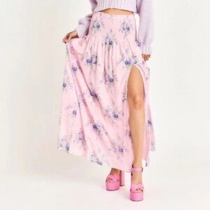 Loveshackfancy Falune midi skirt